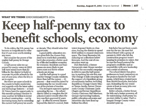 Editorial: Keep half-penny tax to benefit schools, economy