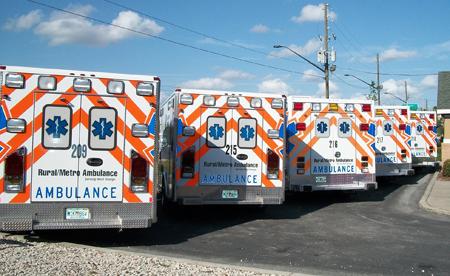 Rural/Metro unveils ambulances for West Orange